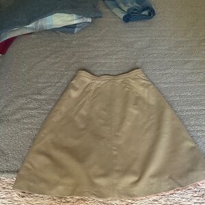 Pendleton A-Line Skirt in Tan